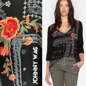 JOHNNY WAS Bennet tunic, excellent condition